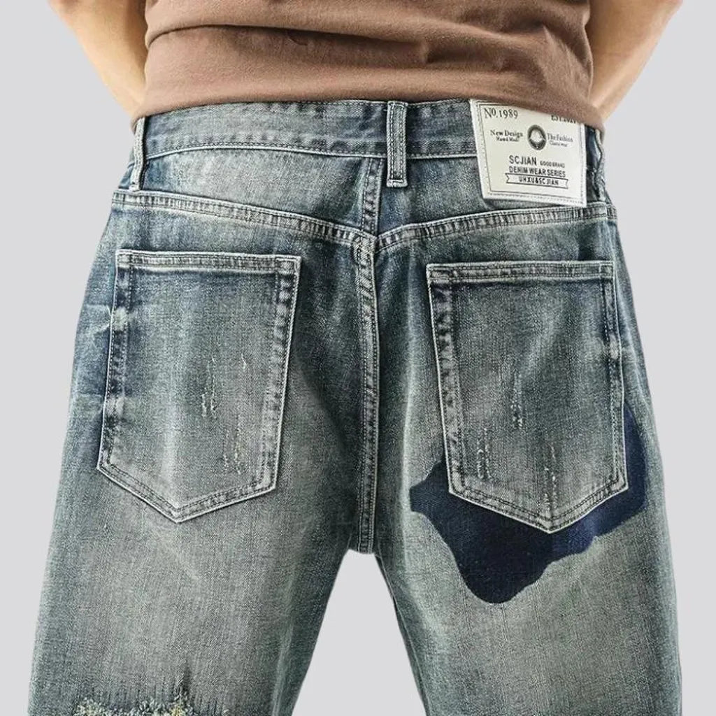 Y2k vintage men's jeans shorts