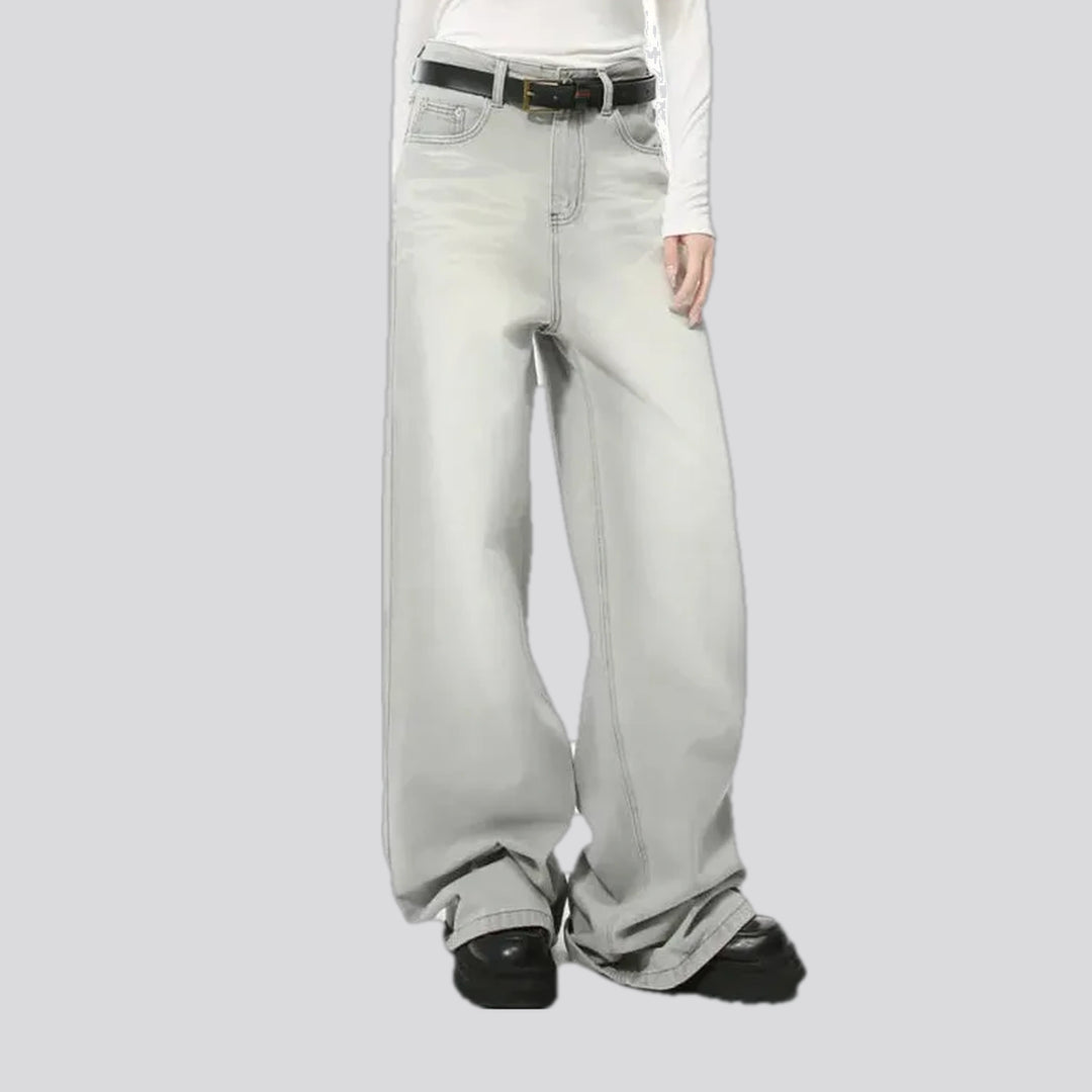 Light crease midweight men's jeans