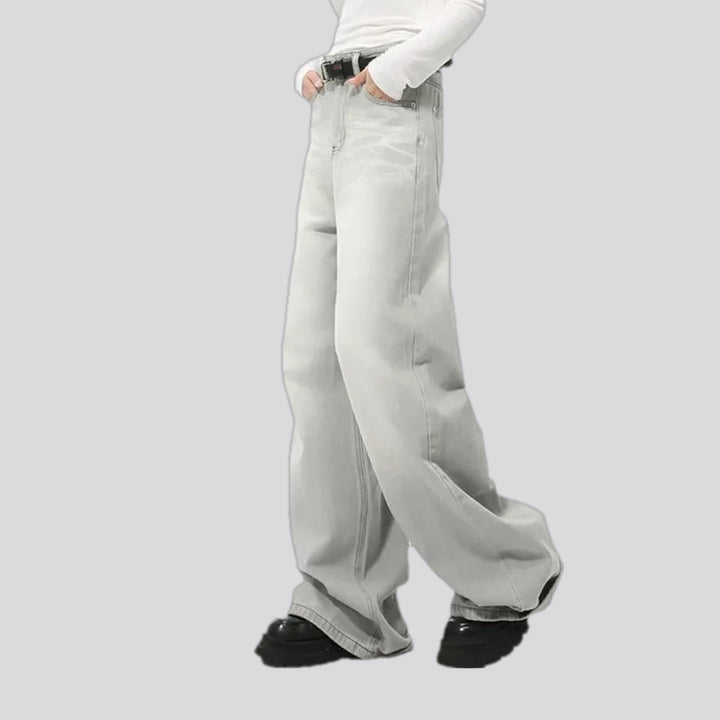 Light crease midweight men's jeans