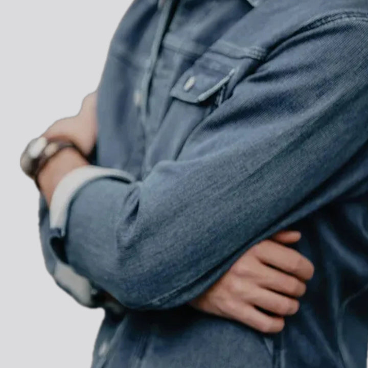 Casual street medium men's jeans jacket