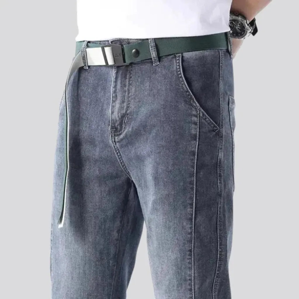 Vintage style loose men's jeans