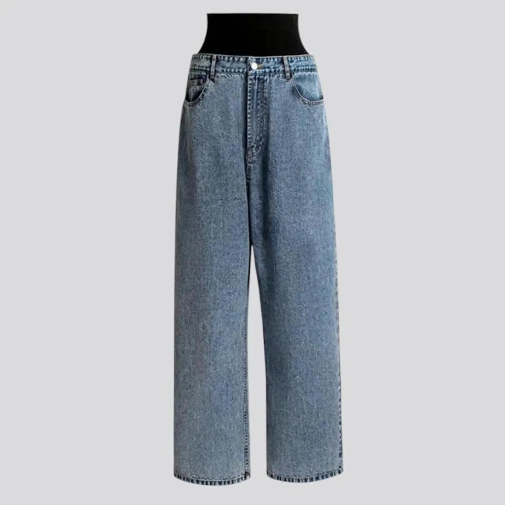 Light vintage style women's jeans