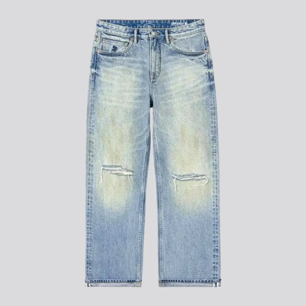 14.5oz men's sanded jeans | Jeans4you.shop