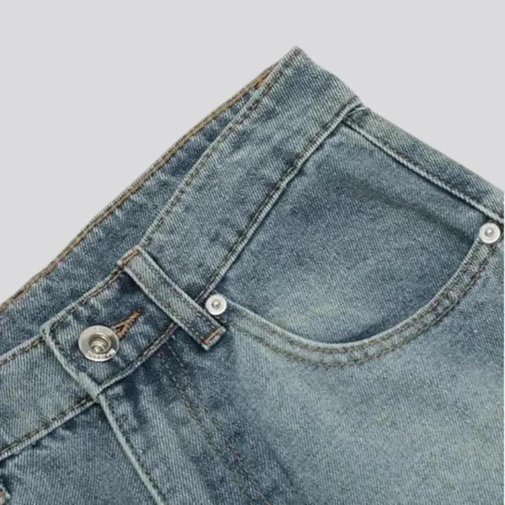 Boho high-rise men's jeans