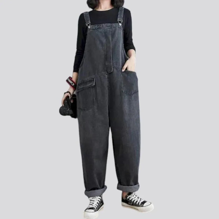 Stylish denim overall for women