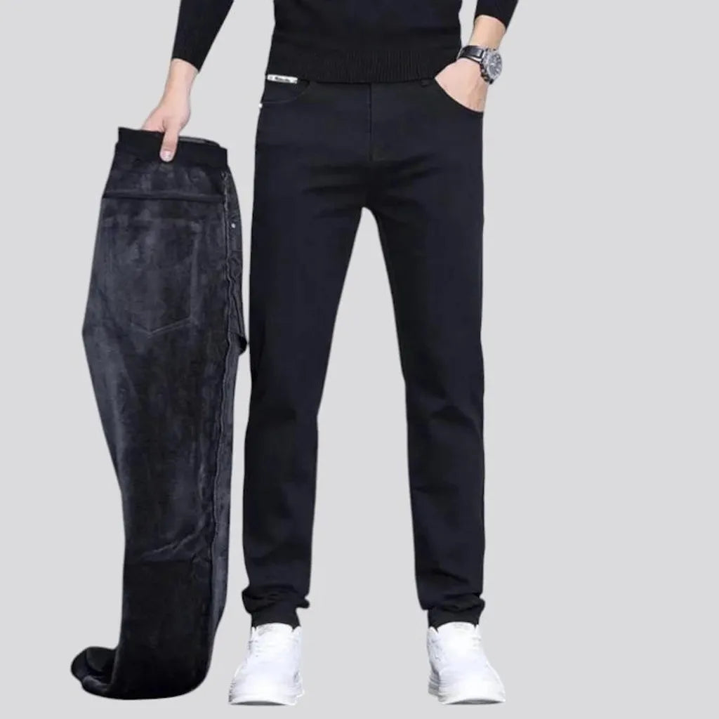 Insulated men's jeans