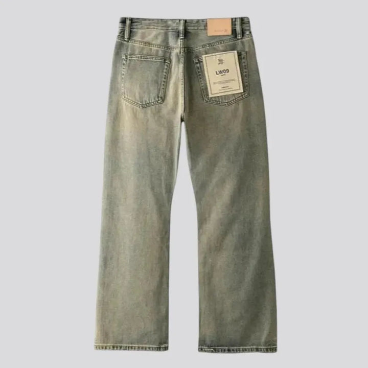 Faded jeans for men