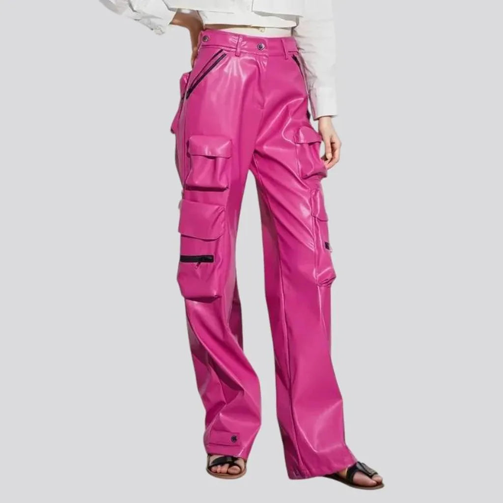 Boho high rise jean pants for women