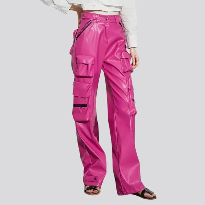 Boho high rise jean pants for women