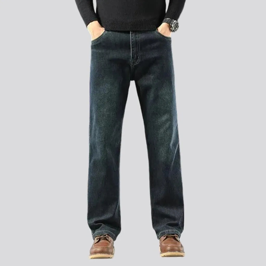 Stretchable classic men's jeans