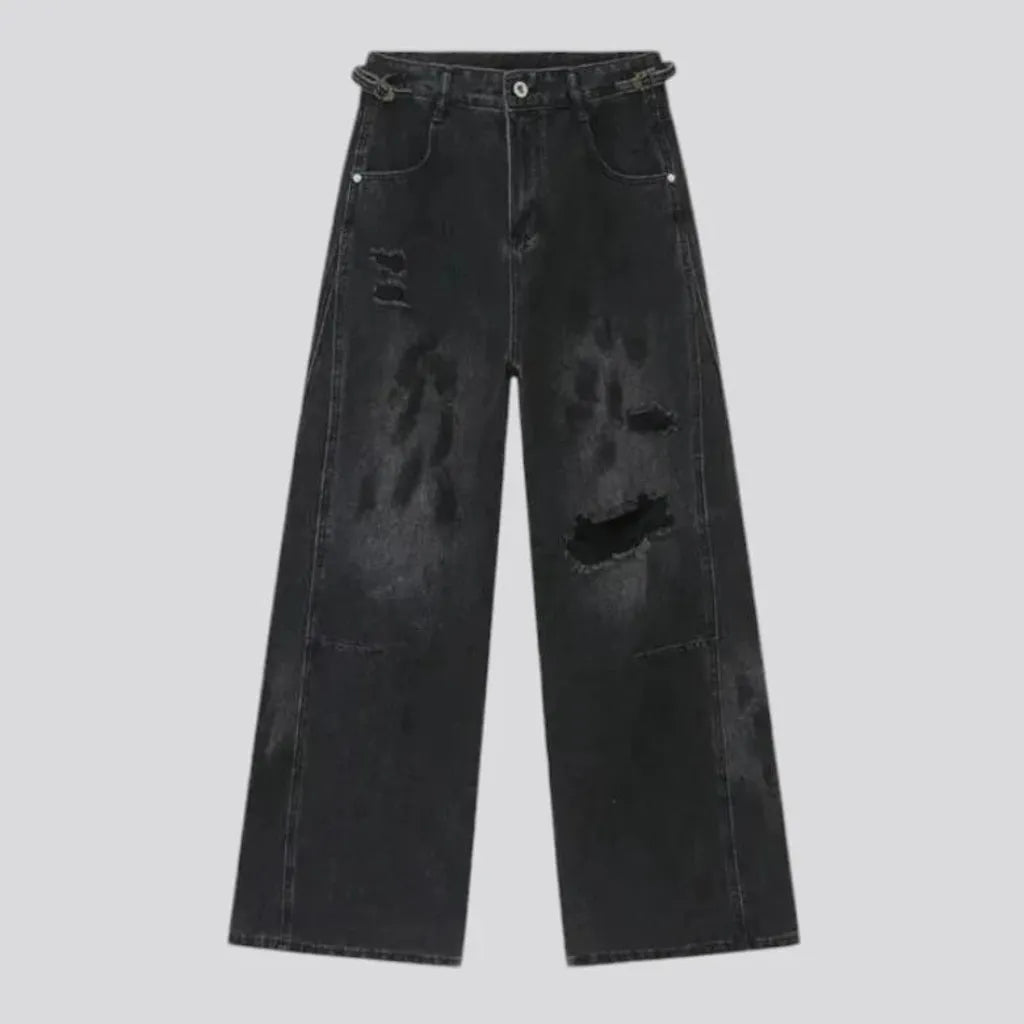 Mid rise stylish jeans for men