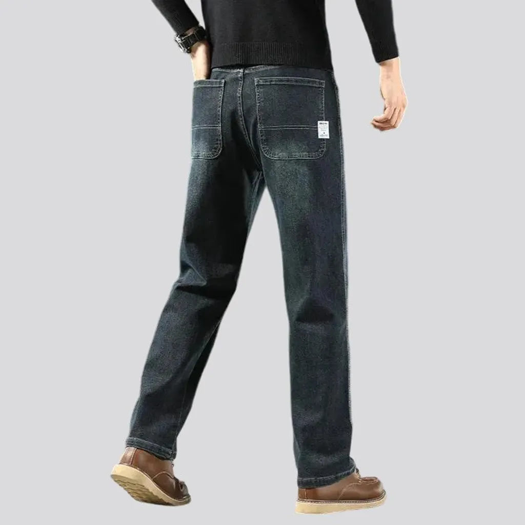 Stretchable classic men's jeans