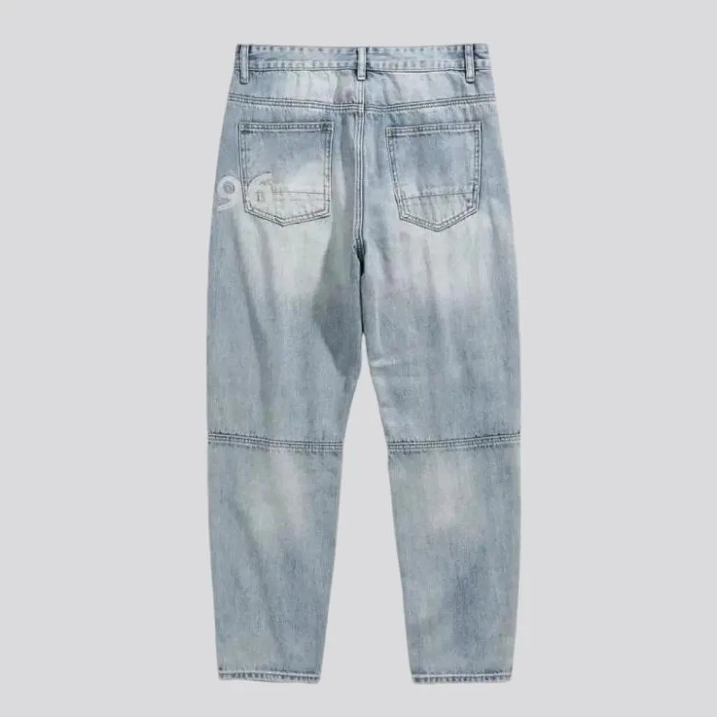 Baggy fit men's jeans