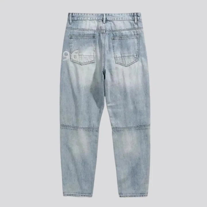 Baggy fit men's jeans