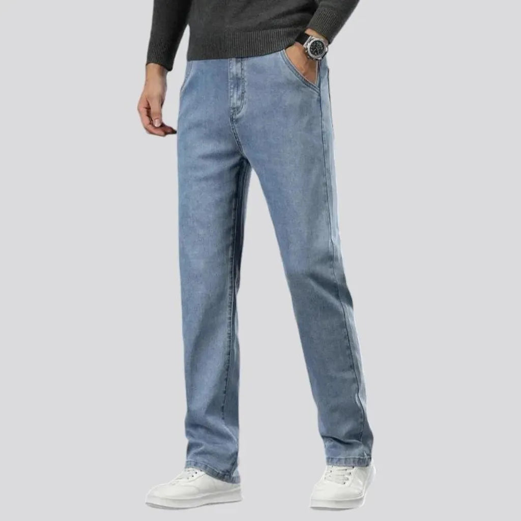 High-rise straight fit vintage men's jeans