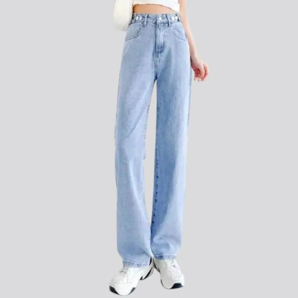 Casual wide fit jeans for women