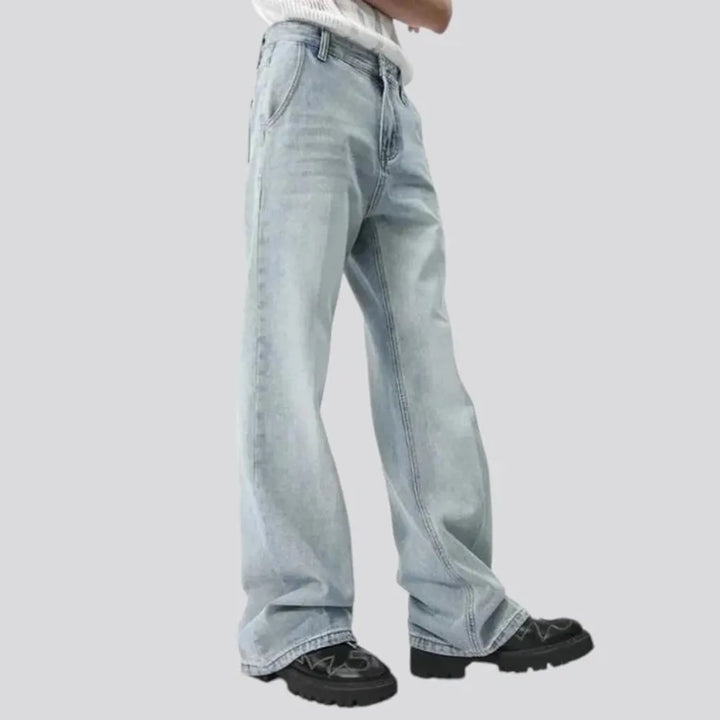 Light wash vintage men's jeans