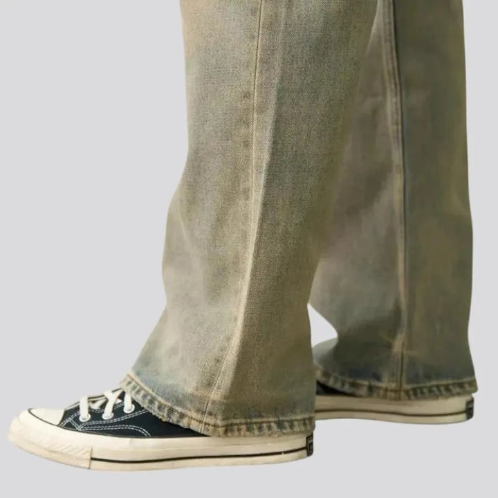 Faded jeans for men