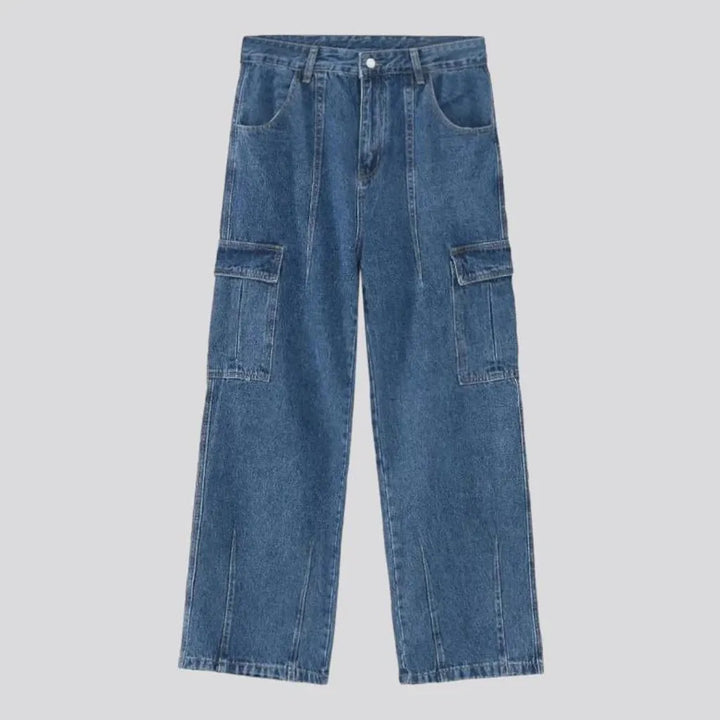 Baggy high-rise jeans
 for men
