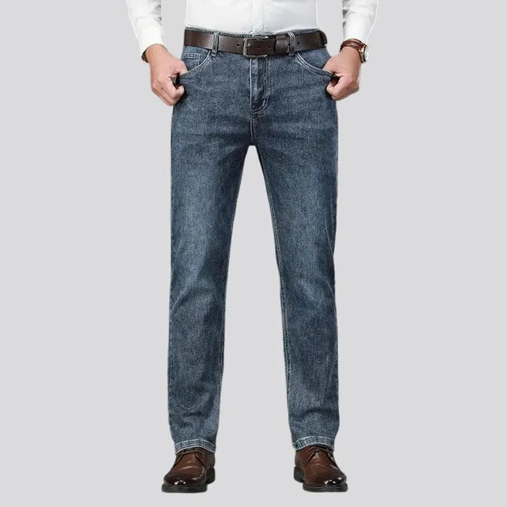 High rise jeans for men