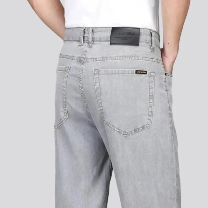 Monochrome men's ultra-thin jeans