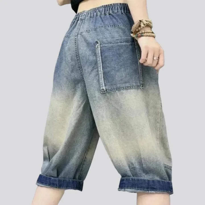 Grunge jeans shorts
 for women