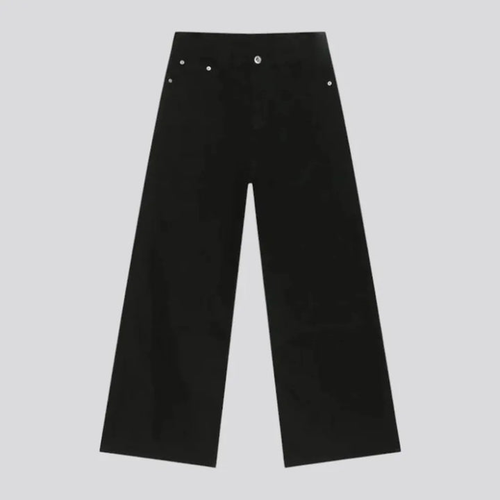 Baggy mid-waist 90s style men's jeans