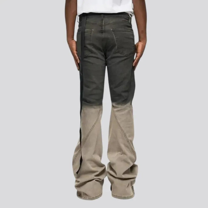 Stretchable mid waist jeans for men