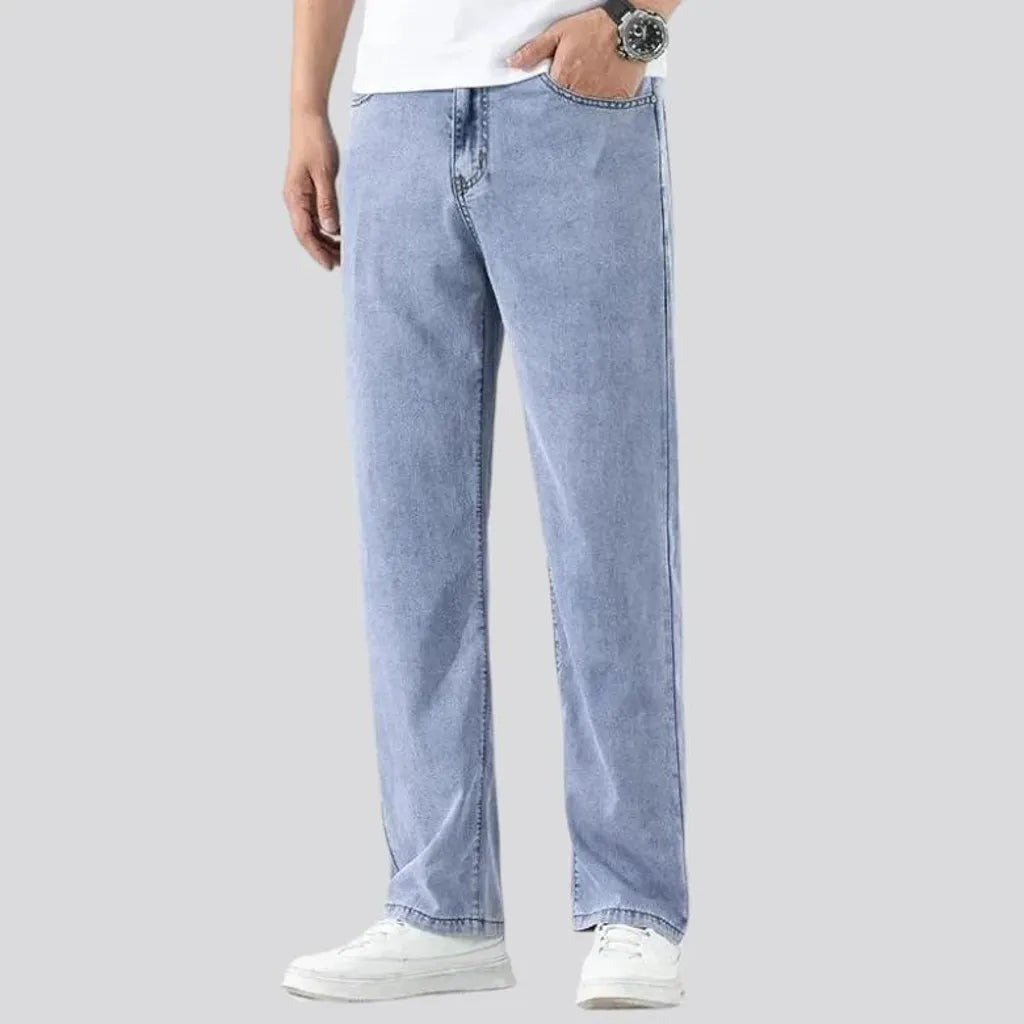 Monochrome men's straight jeans