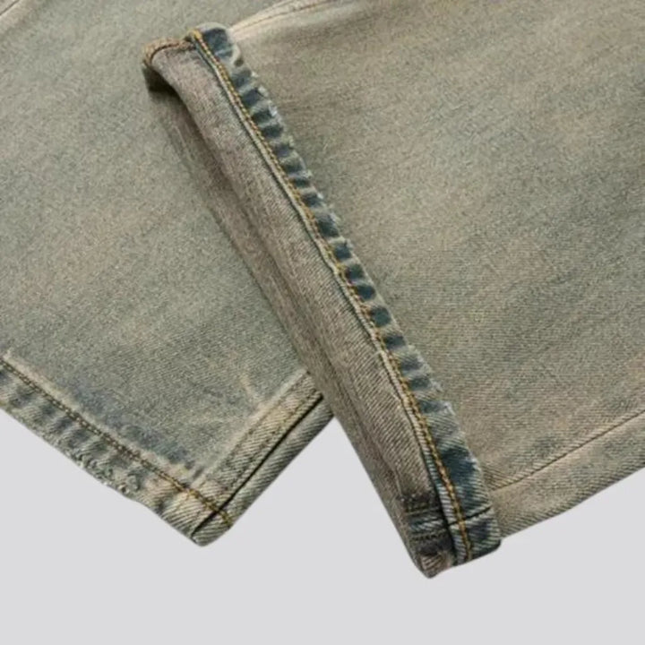 Faded jeans for men