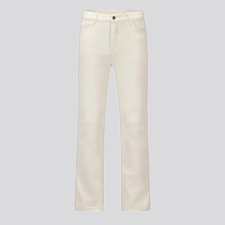 Mid rise stylish slim men's jeans