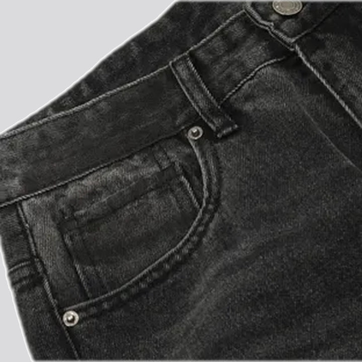 Faded style men's jeans