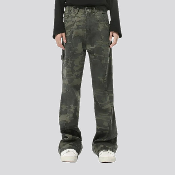 Stylish army jeans for men