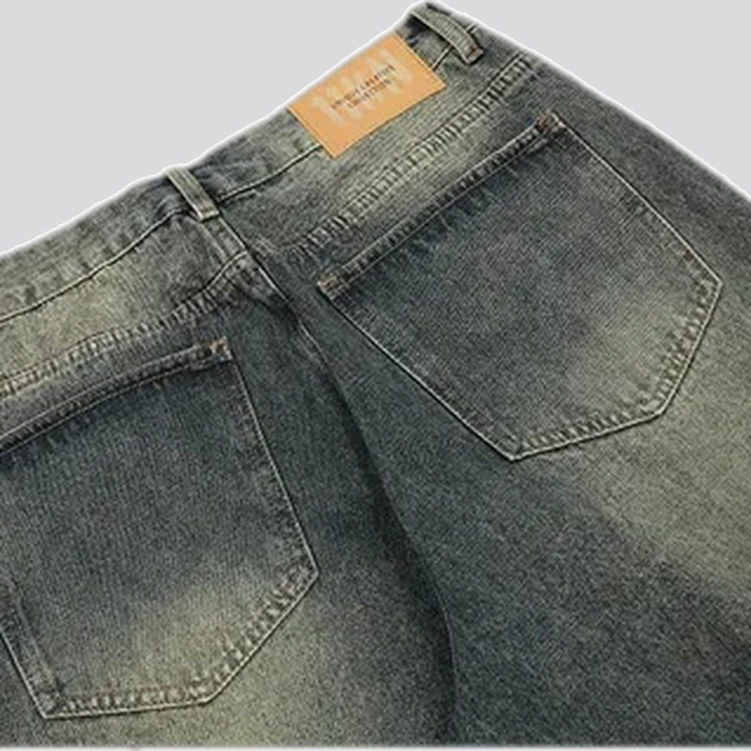 Stylish mid-rise jeans for men