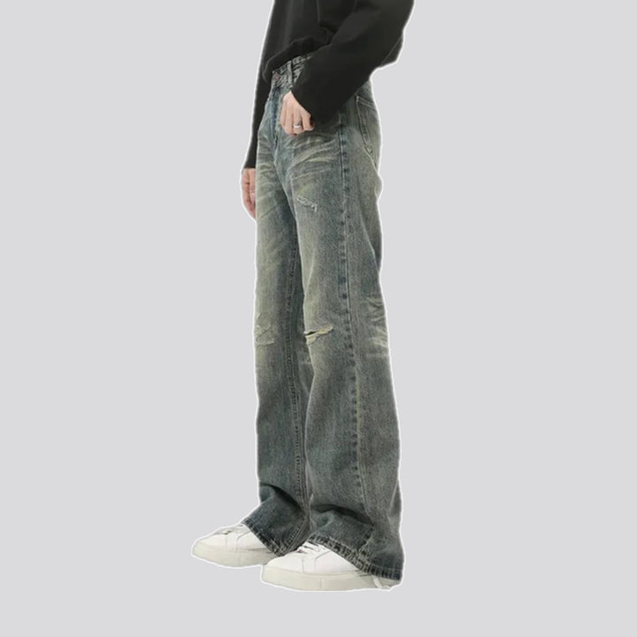 90s grunge style bootcut men's jeans