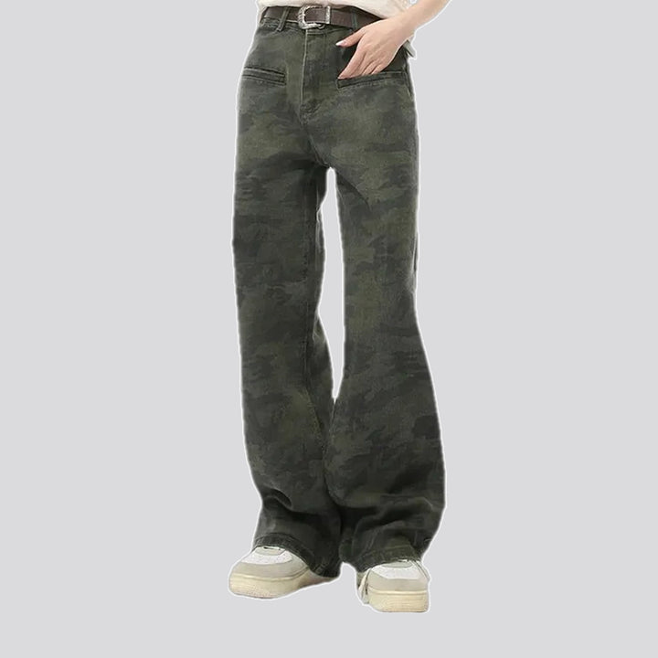 Stylish camo men's jeans