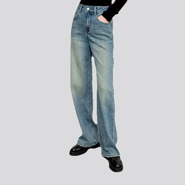 Stretchable vintage-style women's jeans