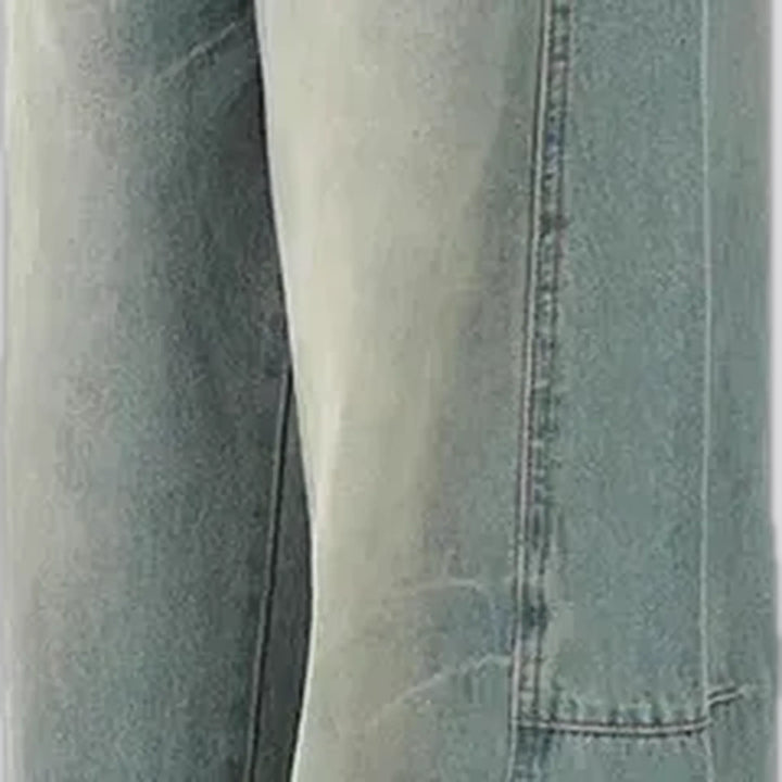 90s style slouchy faded men's jeans