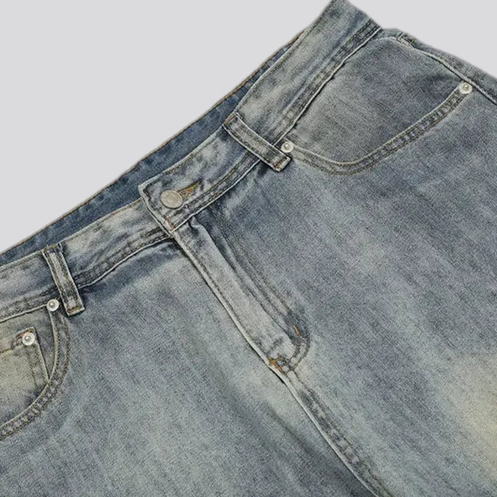 Grunge style men's jeans