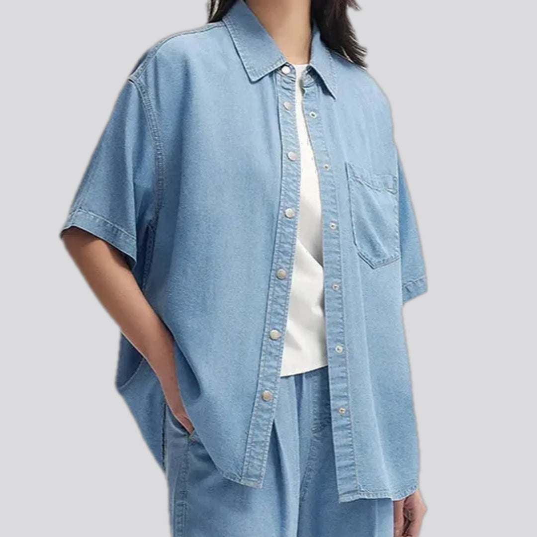 Casual Colored Oversized Women's Jean Shirt | Jeans4you.shop