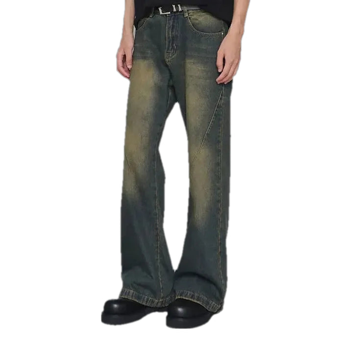 Sanded and Over Jeans for Men - Grey