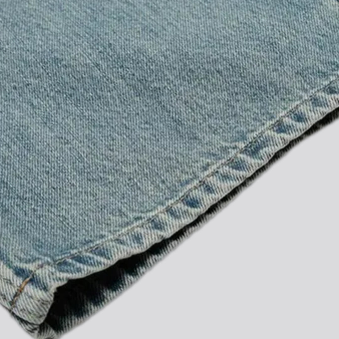 90s style faded wash baggy men's jeans