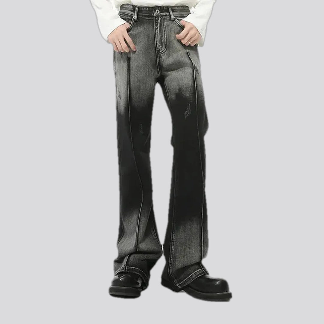 Fashionable vintage bootcut men's jeans