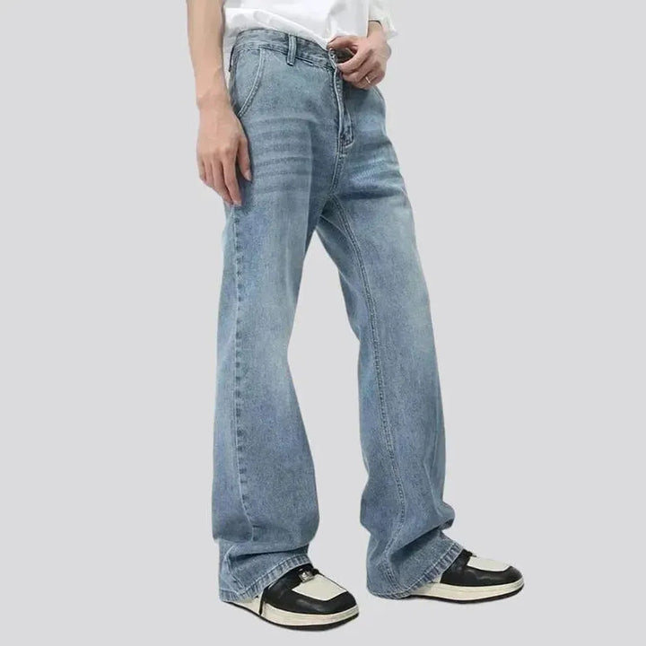 Whiskered 90s jeans
 for men
