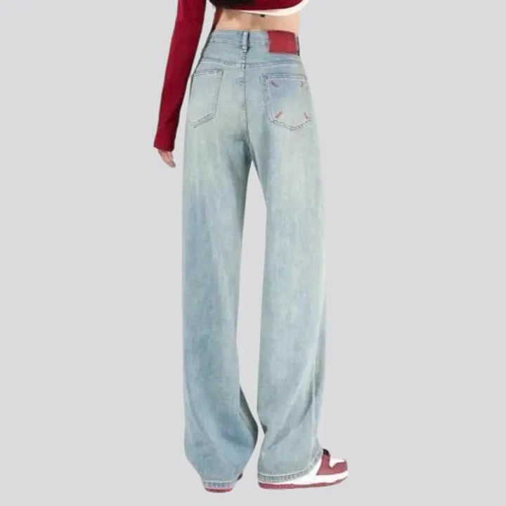 High rise jeans for women