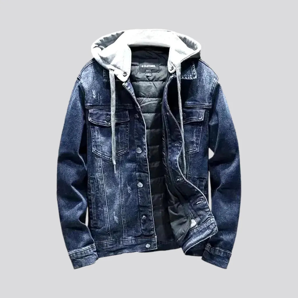 Vintage inspired denim jacket for men