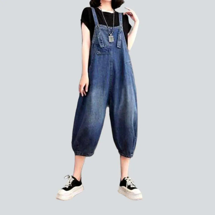 90s style denim dungaree for ladies | Jeans4you.shop