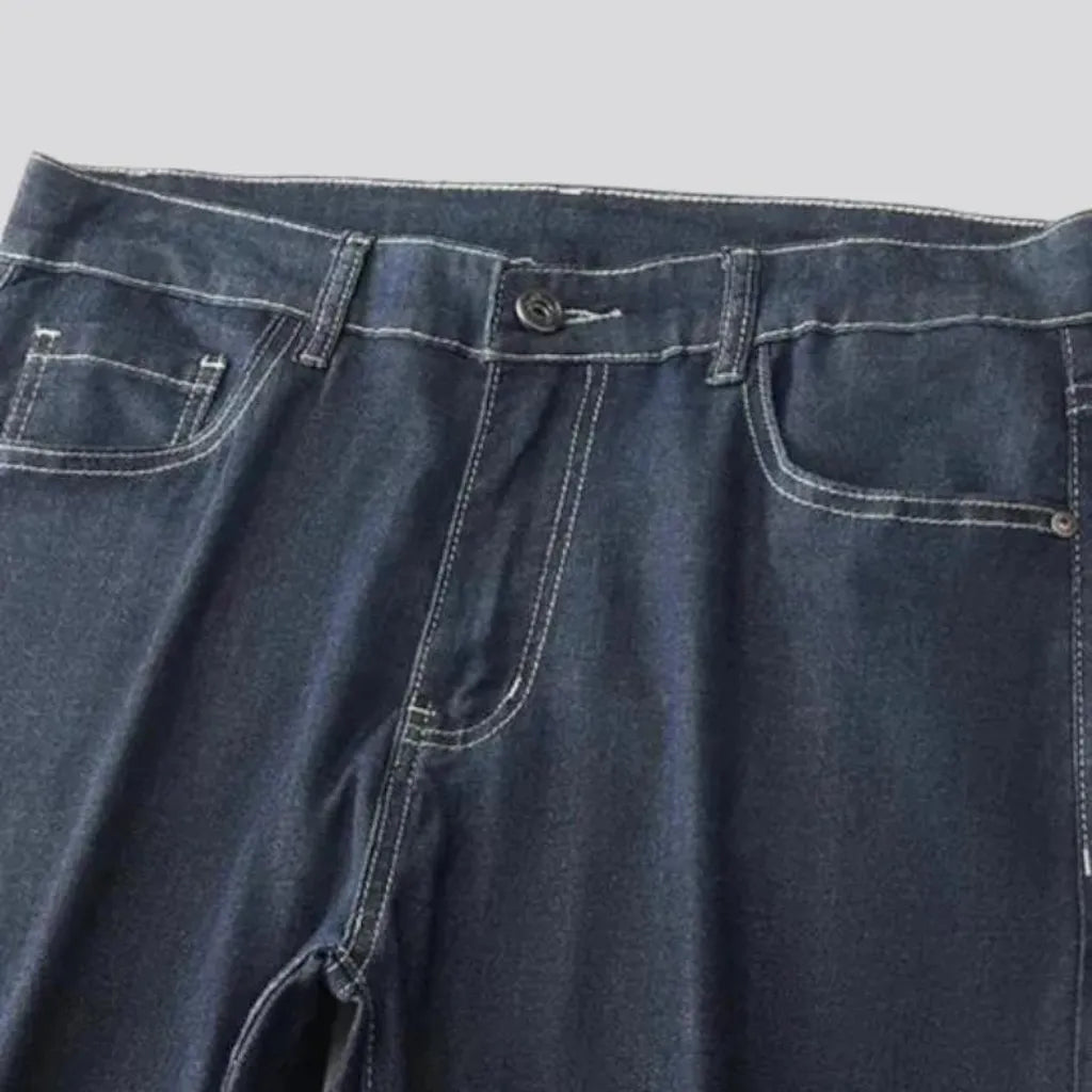 Light-wash stonewashed jeans
 for men