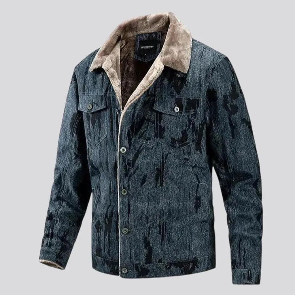 Stylish casual jeans jacket for men