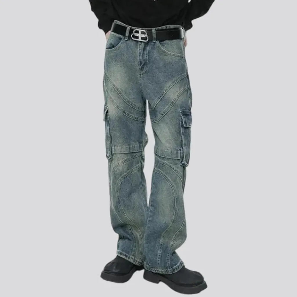 Mid rise vintage men's jeans